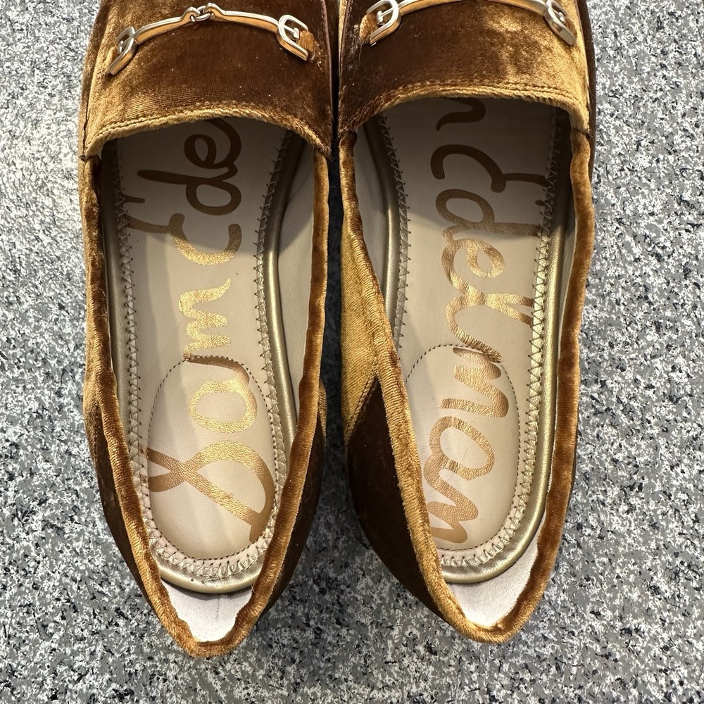 Sam Edelman Loraine Velvet Bit Loafer Womens 10 EUR 41 Brown Flats - Picture 6 of 6